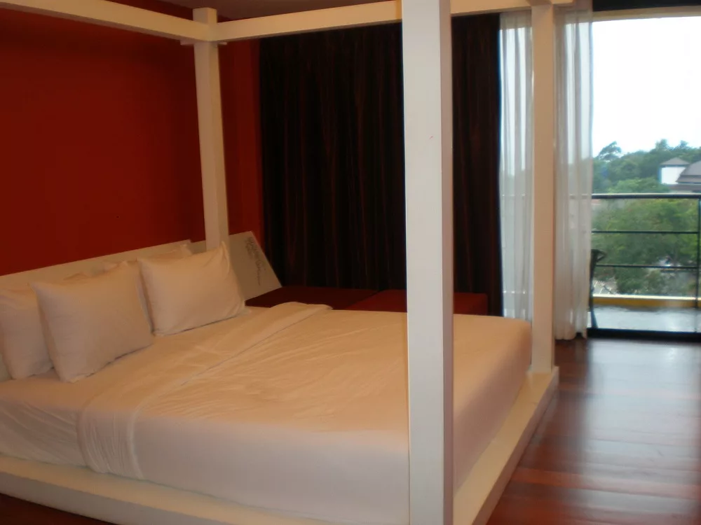 Bed in Hotel in Koh Chang, Thailand