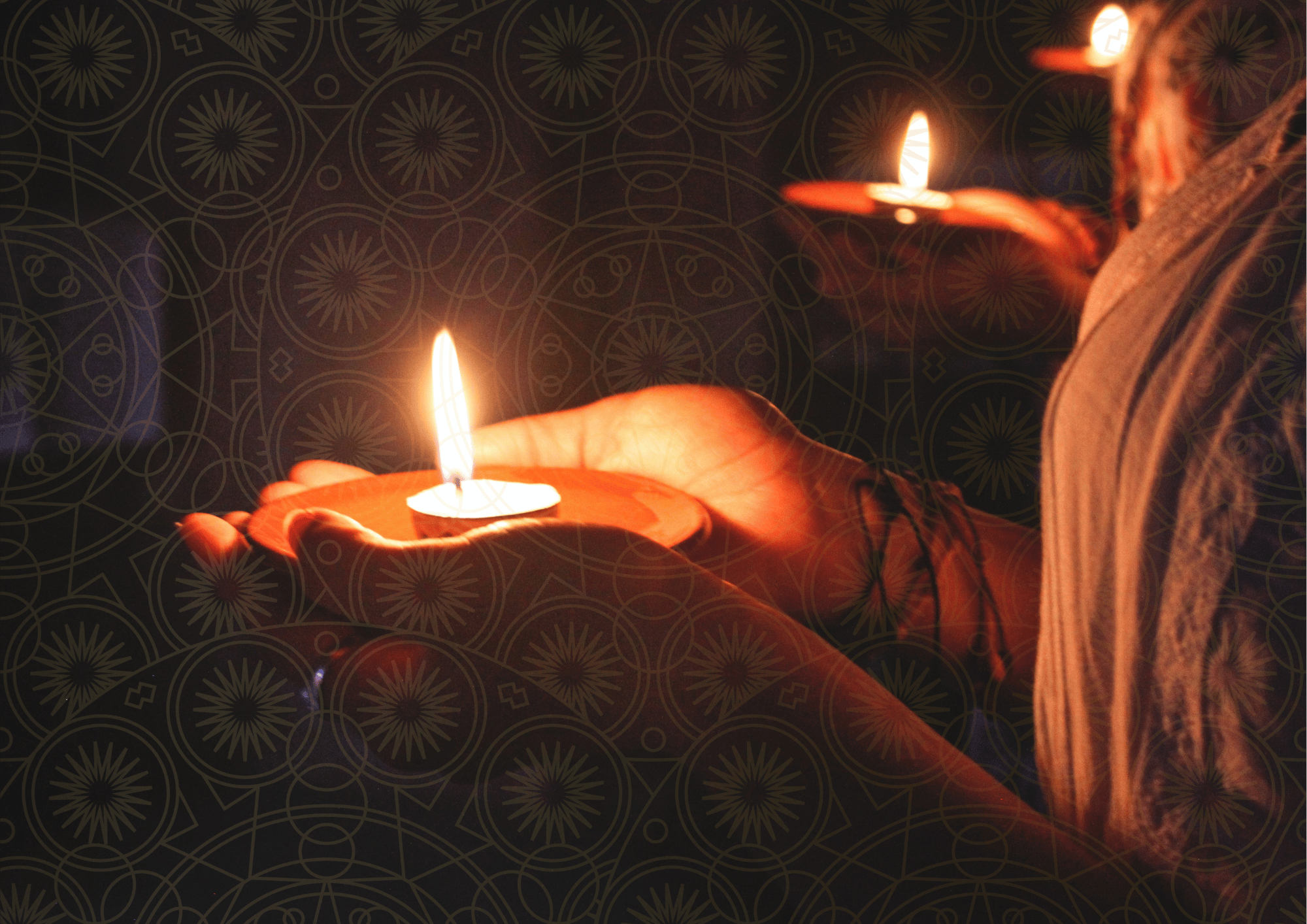 flame held in reverance, for article about whether spirituality can bring real changes by amyra mah
